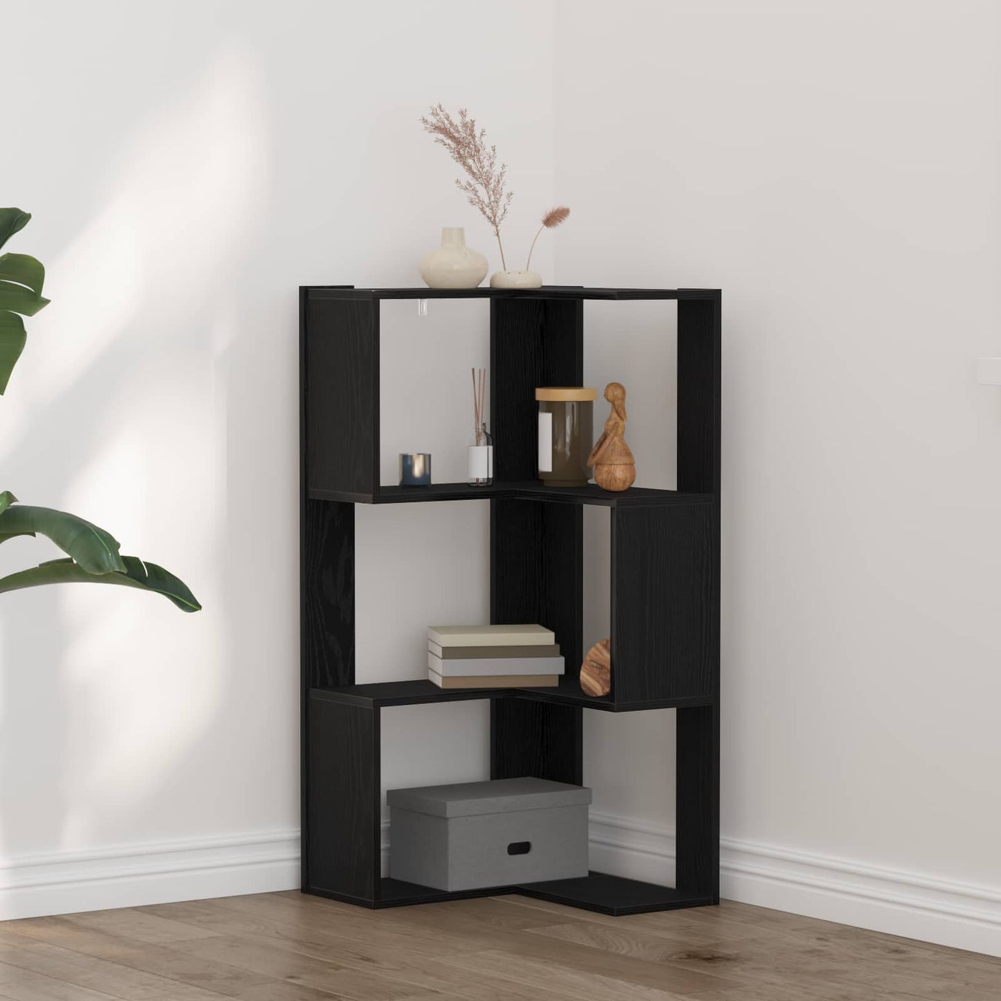 Bookcase Black Oak 50 x 50 x102 cm