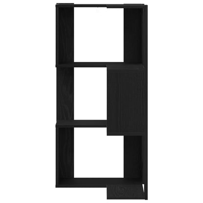 Bookcase 3-Tier 50 x 50 x102 cm Black Oak