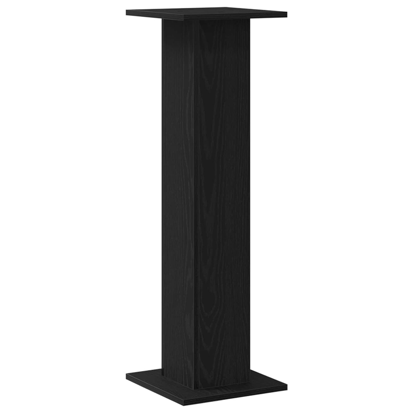 Speaker Stands 2 pcs Black Oak 30 x 30 x 95 cm Engineered Wood