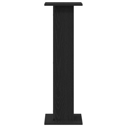Speaker Stands 2 pcs Black Oak 30 x 30 x 95 cm Engineered Wood