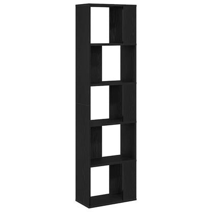 Bookcase Black Oak 45 x 23.5 x 162.5 cm