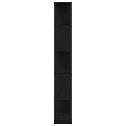 Bookcase Black Oak 45 x 23.5 x 162.5 cm
