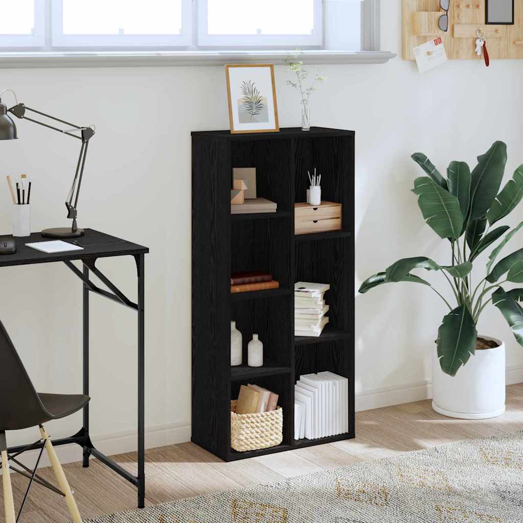 Bookcase Black Oak 50 x 25 x 102 cm