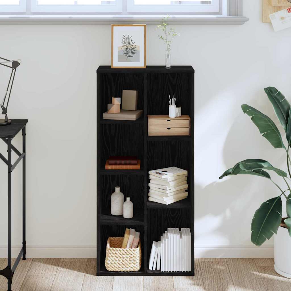 Bookcase Black Oak 50 x 25 x 102 cm