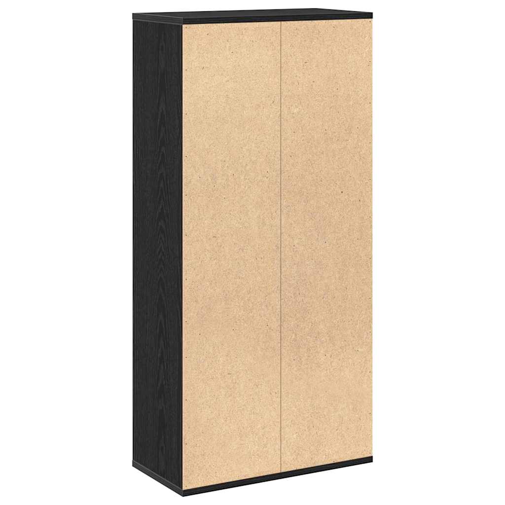 Bookcase Black Oak 50 x 25 x 102 cm