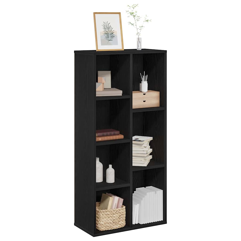 Bookcase Black Oak 50 x 25 x 102 cm
