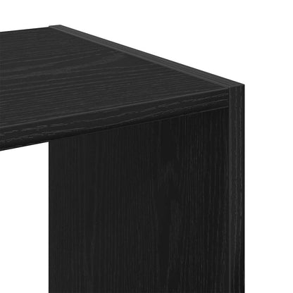 Bookcase Black oak 68.5 x 32 x 68.5 cm Engineered wood