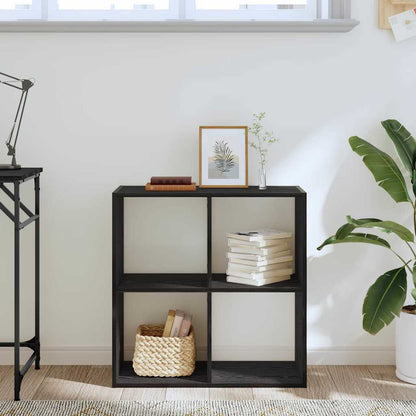 Bookcase Black Oak 68.5 x 32 x 68.5 cm
