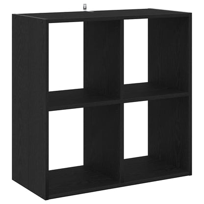 Bookcase Black oak 68.5 x 32 x 68.5 cm Engineered wood