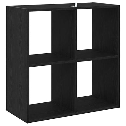 Bookcase Black Oak 68.5 x 32 x 68.5 cm