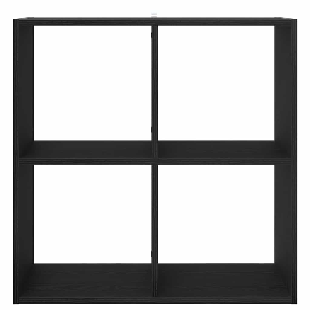 Bookcase Black Oak 68.5 x 32 x 68.5 cm