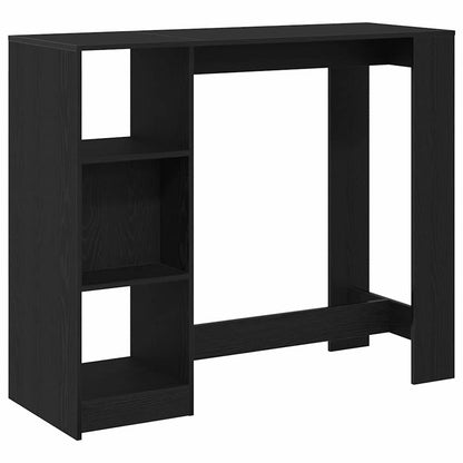 Bar Table 124 x 46 x 103.5 cm Engineered Wood Black Oak