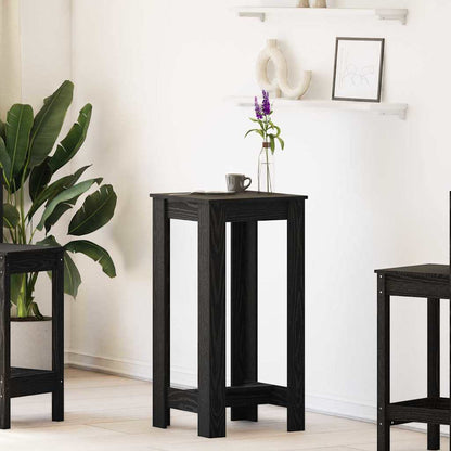 Bar Table 51 x 50 x 103.5 cm Engineered Wood Black Oak