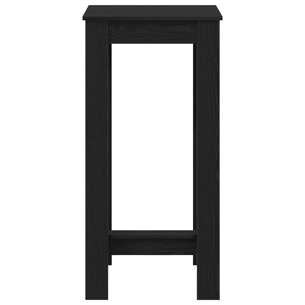 Bar Table 51 x 50 x 103.5 cm Engineered Wood Black Oak