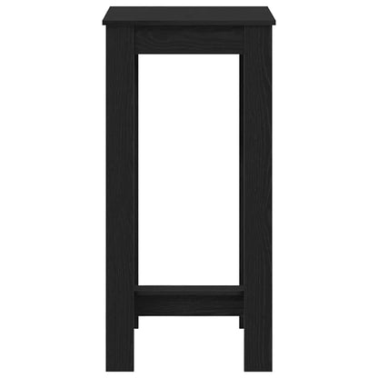 Bar Table 51 x 50 x 103.5 cm Engineered Wood Black Oak
