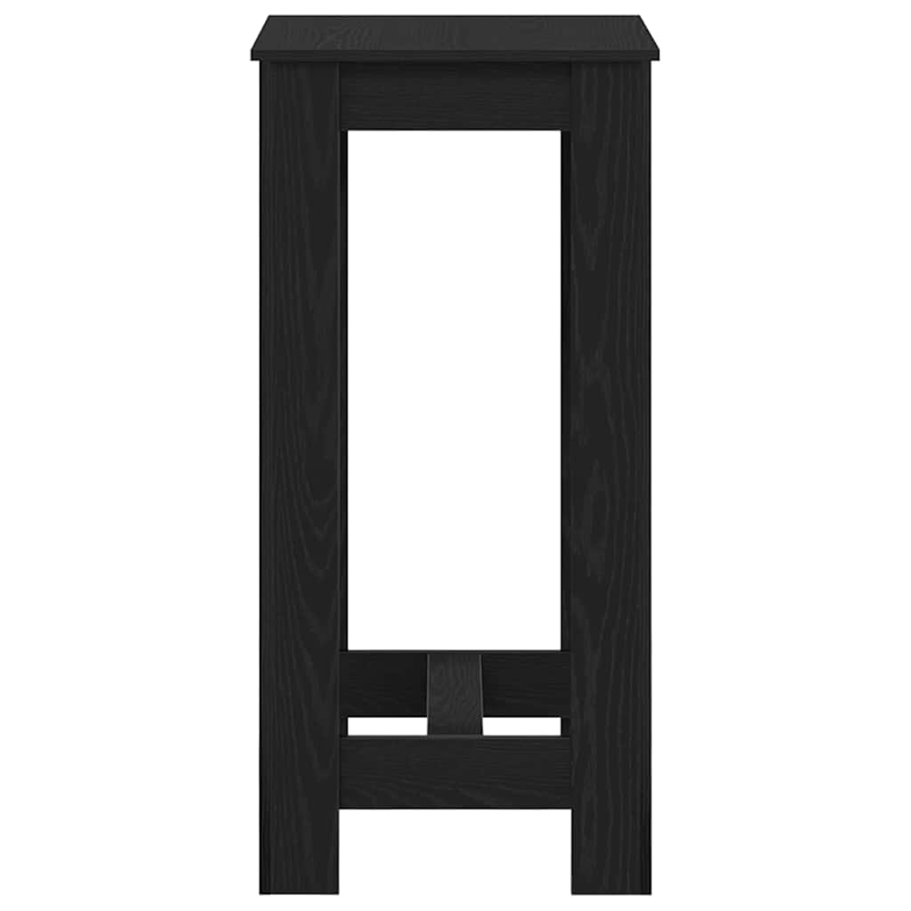 Bar Table 51 x 50 x 103.5 cm Engineered Wood Black Oak