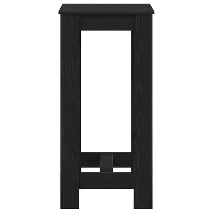 Bar Table 51 x 50 x 103.5 cm Engineered Wood Black Oak