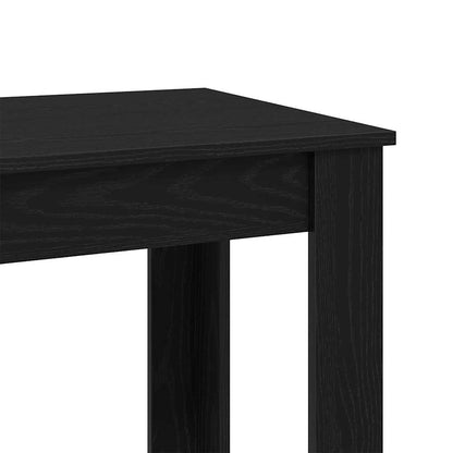 Bar Table Black Oak 102 x 50 x 103.5 cm Engineered Wood