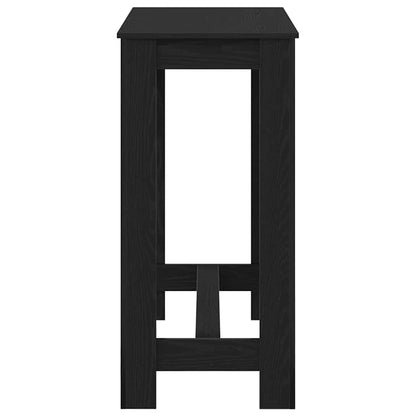 Bar Table Black Oak 102 x 50 x 103.5 cm Engineered Wood