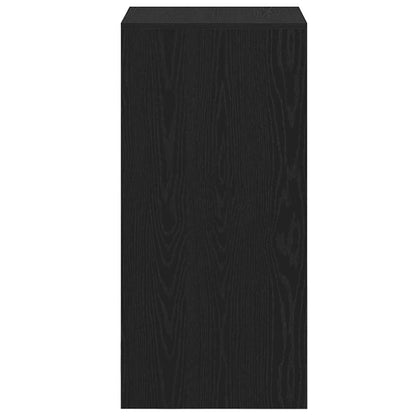 Bar Table Black Oak 51 x 50 x 103.5 cm Engineered Wood
