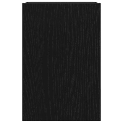 Monitor Stand with Desk Organiser Black Oak Engineered Wood