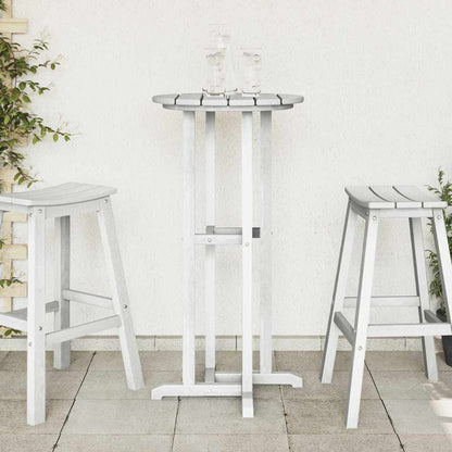 Bar Table White 55 x 55 x 107 cm Polyethylene