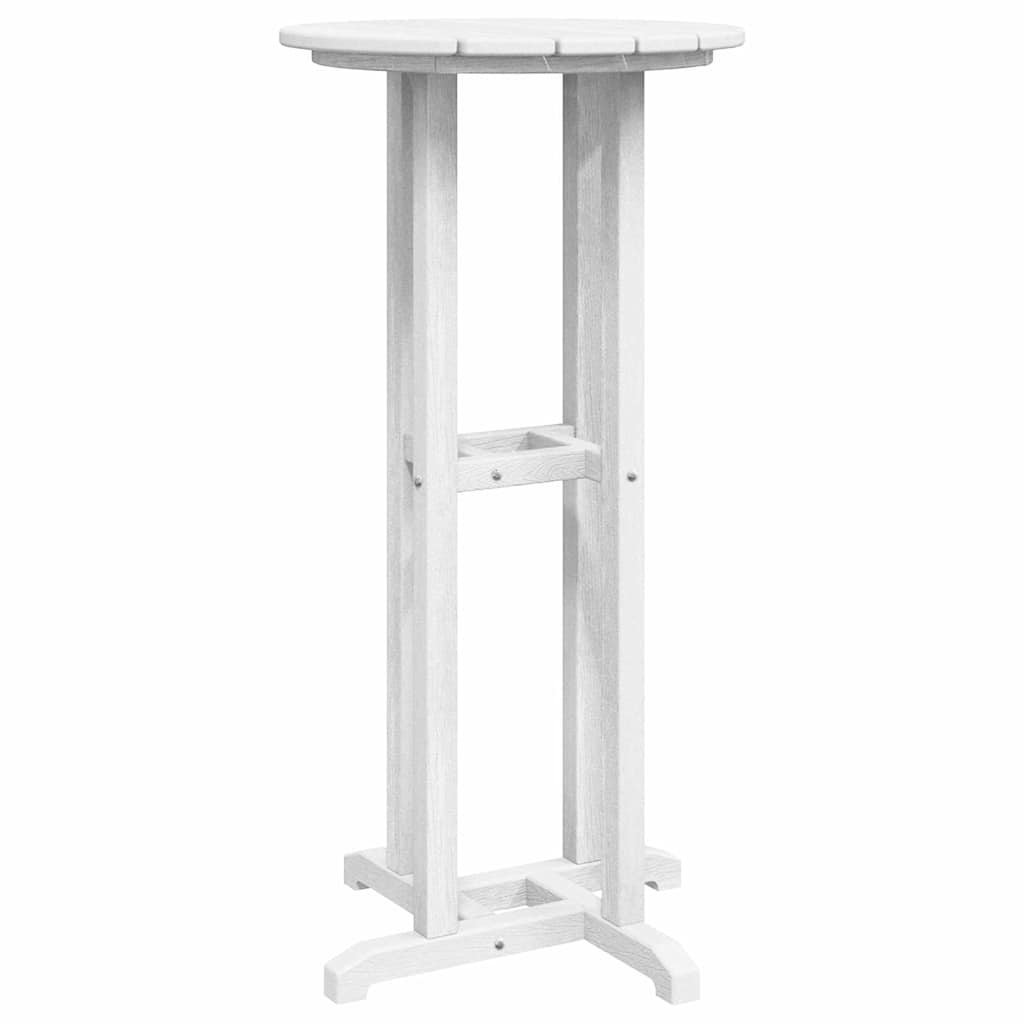 Bar Table White 55 x 55 x 107 cm Polyethylene