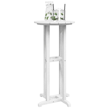 Bar Table White 55 x 55 x 107 cm Polyethylene