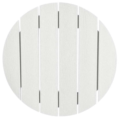 Bar Table White 55 x 55 x 107 cm Polyethylene