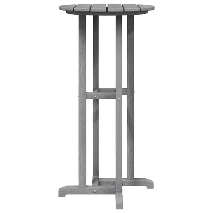 Bar Table Light Grey 55 x 55 x 107 cm Polyethylene