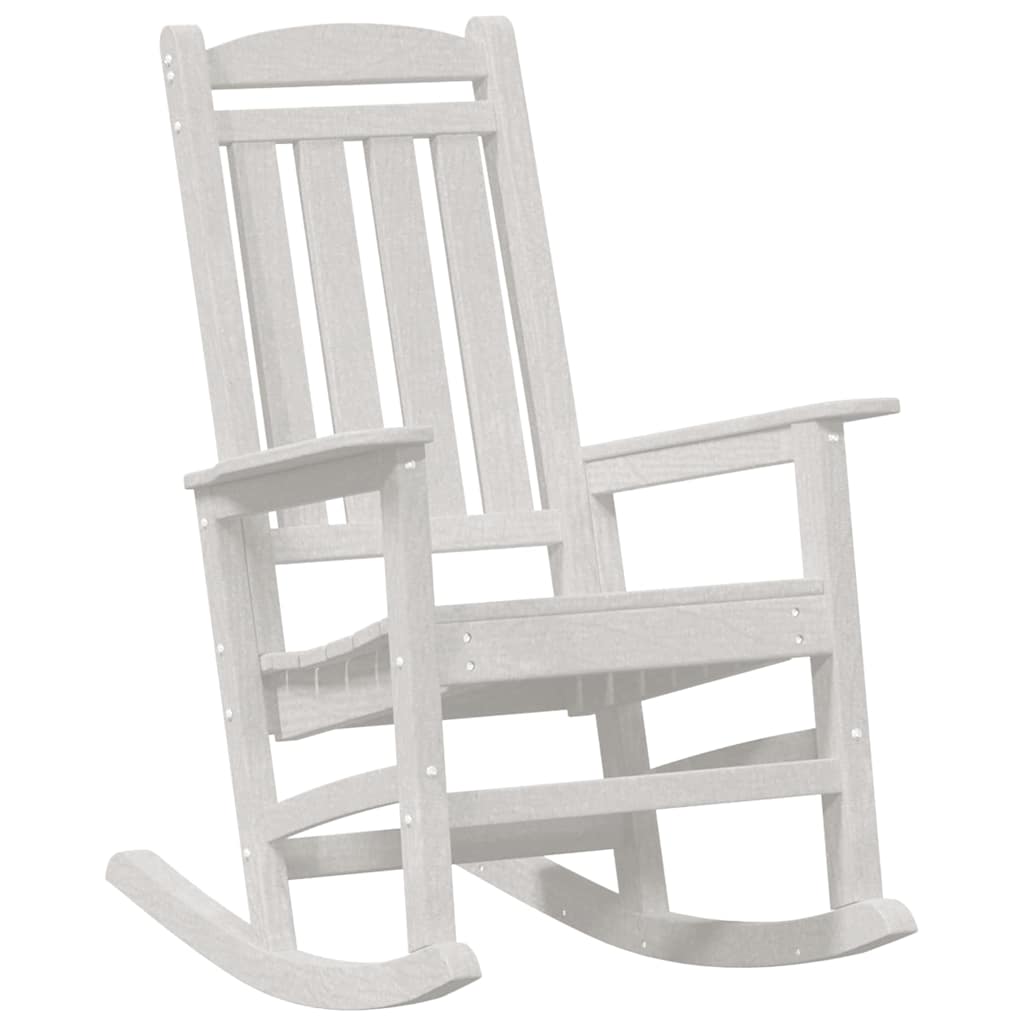 Garden Rocking Chair White 92 x 70 x 108cm HDPE