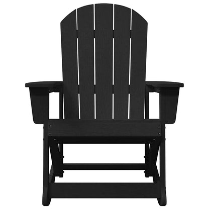 Adirondack Rocking Chair Black 92 x 73.5 x 92 cm HDPE