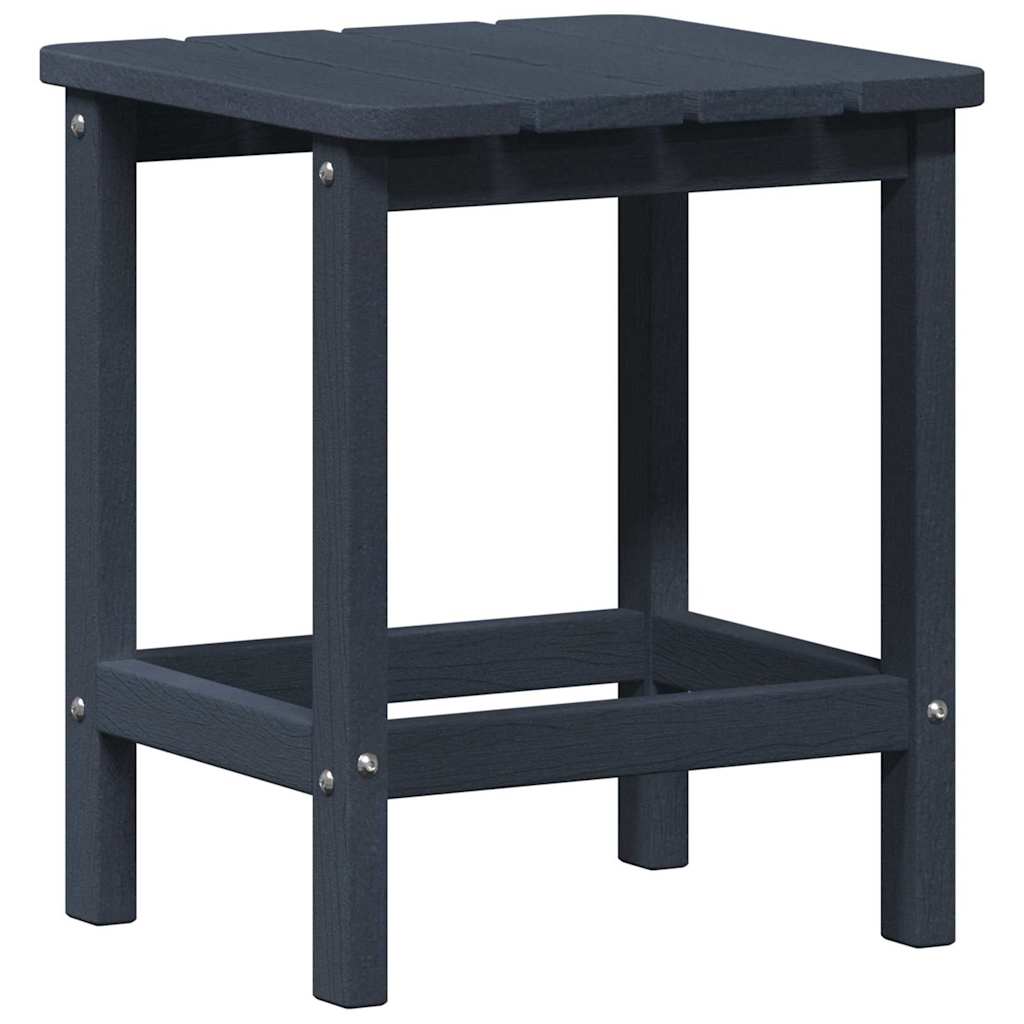 Side Table Navy Blue 38 x 38 x 46 cm Polyethylene