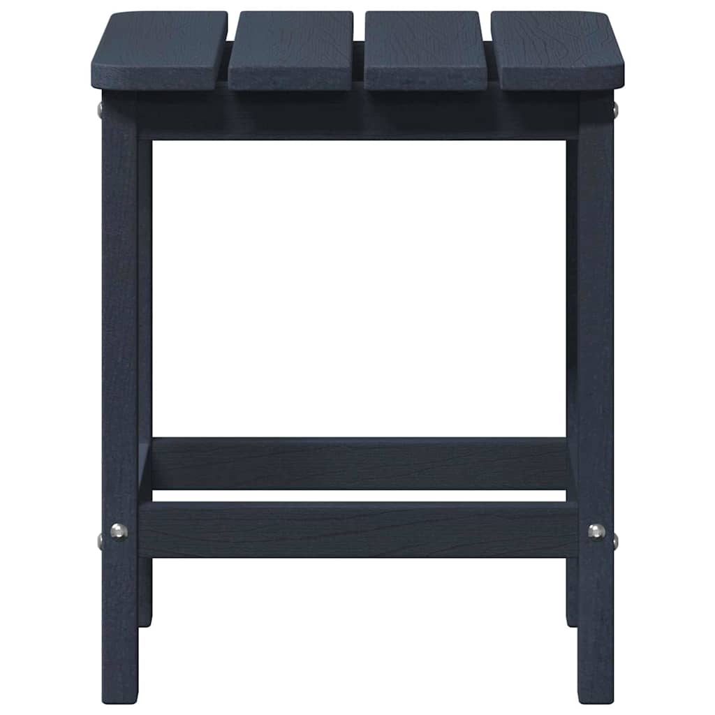 Side Table Navy Blue 38 x 38 x 46 cm Polyethylene