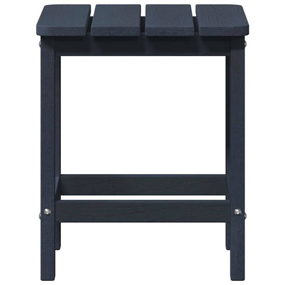 Side Table Navy Blue 38 x 38 x 46 cm Polyethylene