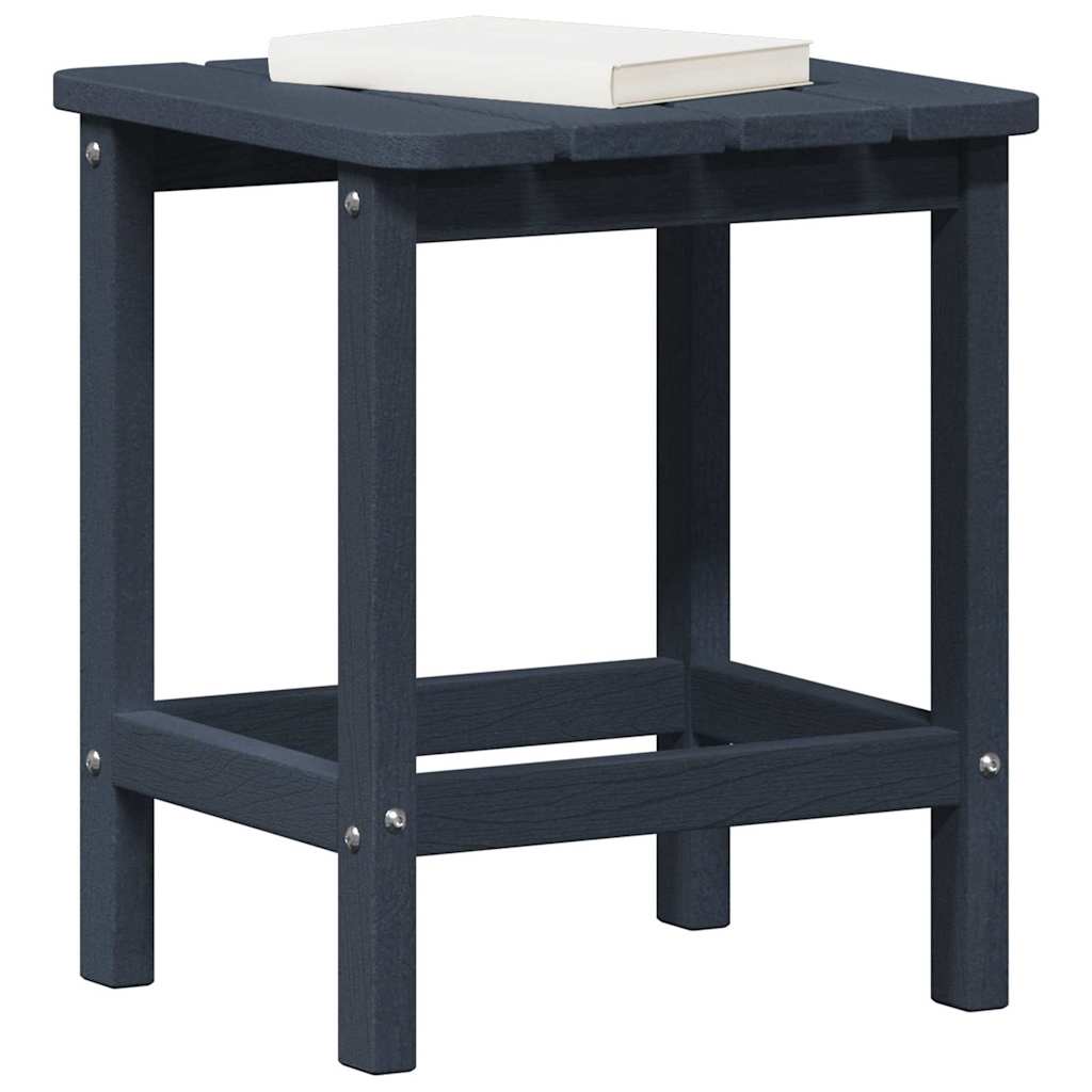 Side Table Navy Blue 38 x 38 x 46 cm Polyethylene
