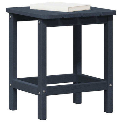Side Table Navy Blue 38 x 38 x 46 cm Polyethylene