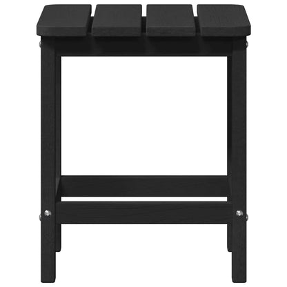 Side Table Black 38 x 38 x 46 cm Polyethylene