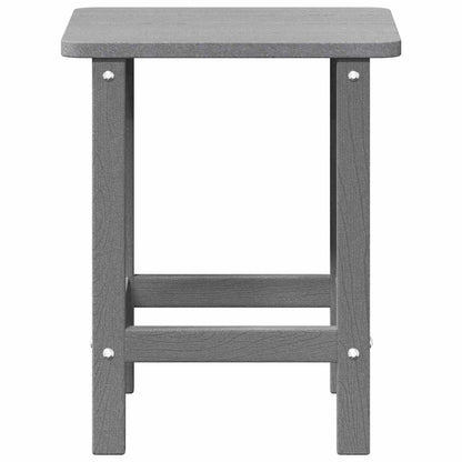 Side Table Light Grey 38 x 38 x 46 cm Polyethylene