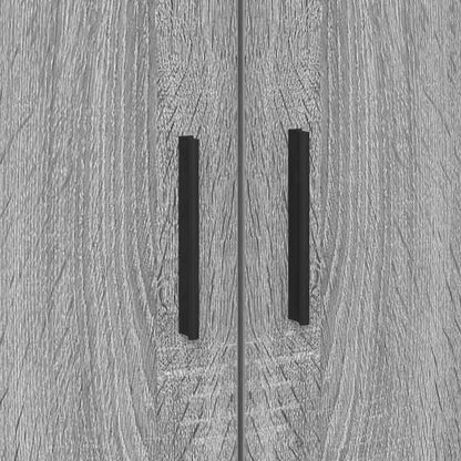 Bed Frame with Drawer Grey Sonoma 90 x 200 cm Engineered Wood
