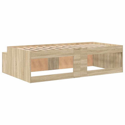 Bed Frame with Drawer Sonoma Oak 80 x 200 cm Engineered Wood