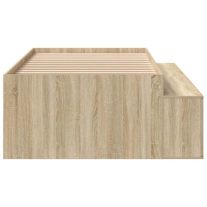 Bed Frame with Drawer Sonoma Oak 80 x 200 cm Engineered Wood
