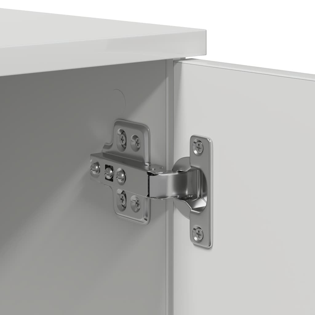 Bed Frame with Drawer White 70 x 190 cm Engineered Wood