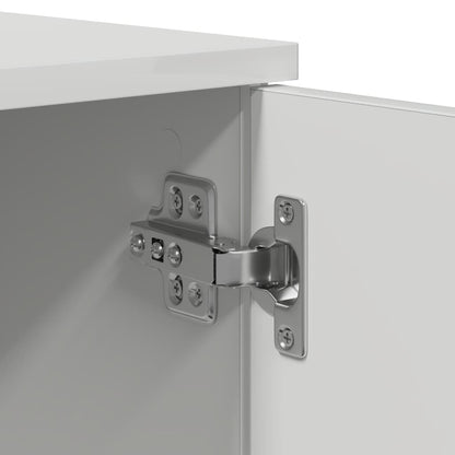 Bed Frame with Drawer White 70 x 190 cm Engineered Wood