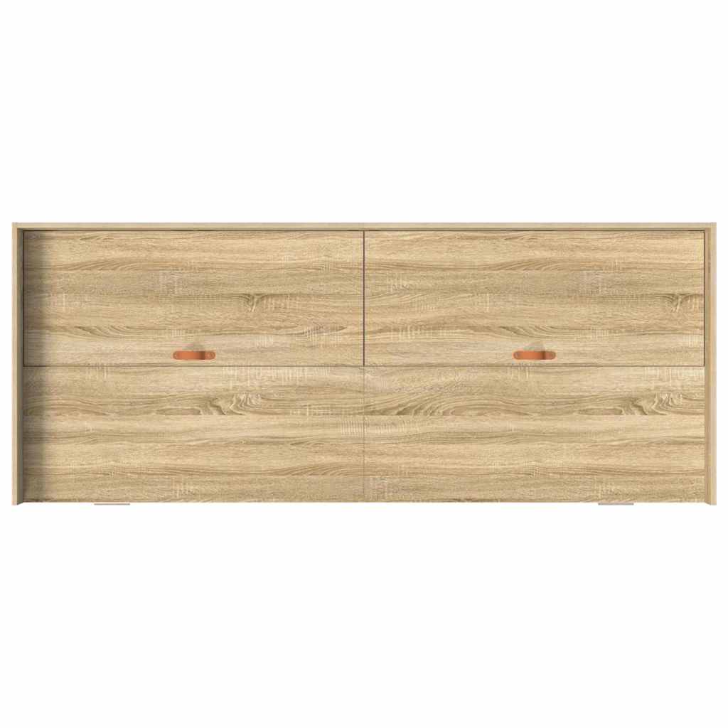 Bed Frame with Drawer Sonoma Oak 90 x 200 cm Engineered Wood