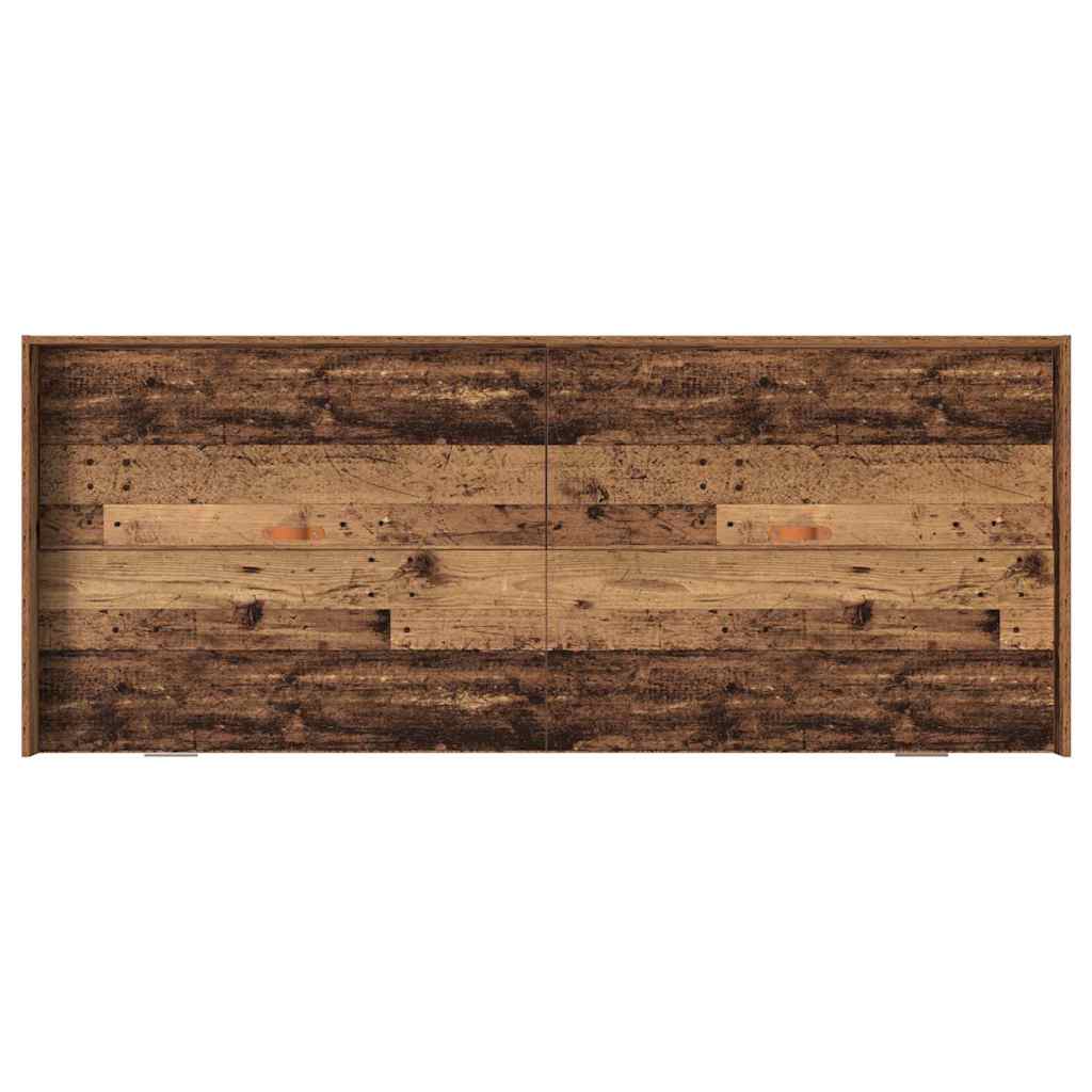 Bed Frame with Headboard Old Wood 90 x 200 cm Engineered Wood