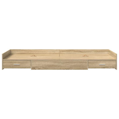 Bed Frame with Drawer Sonoma Oak 80 x 200 cm Engineered Wood