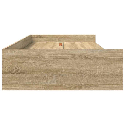 Bed Frame with Drawer Sonoma Oak 80 x 200 cm Engineered Wood