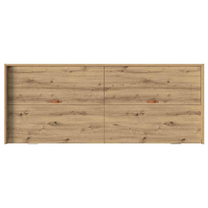 Bed Frame with Drawer Artisan Oak 80 x 200 cm Engineered Wood