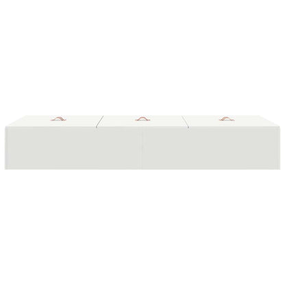 Storage Bed Frame with Door White 80 x 200 cm Engineered Wood